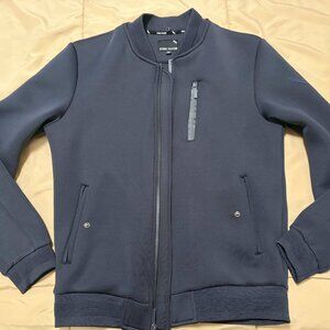 Stone Falcon Navy Bomber Jacket (Detachable Hood)